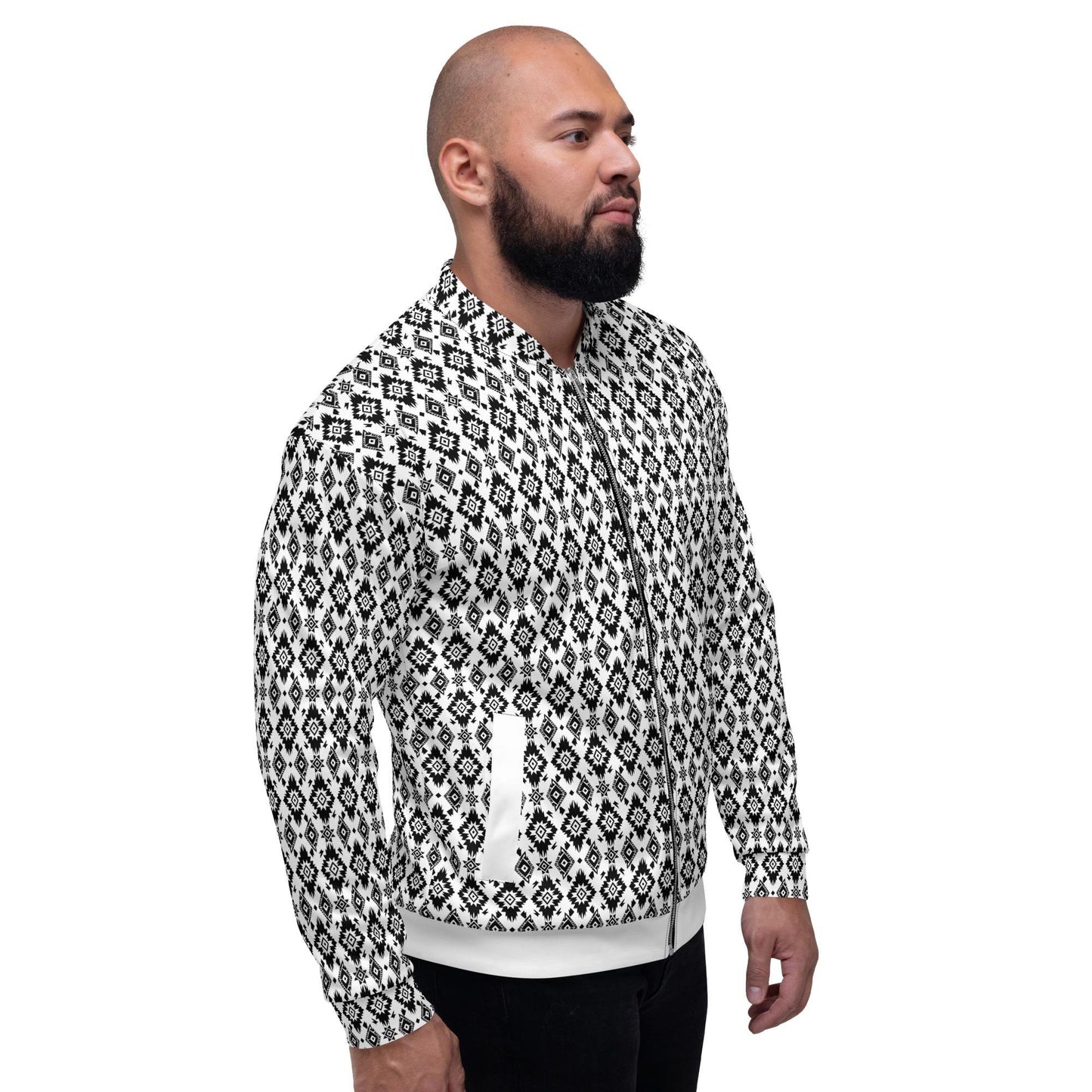 Men's Designer Bomber Jacket - Stylish and Customizable Design, Casual Streetwear, Unique Graphic Jacket for Men