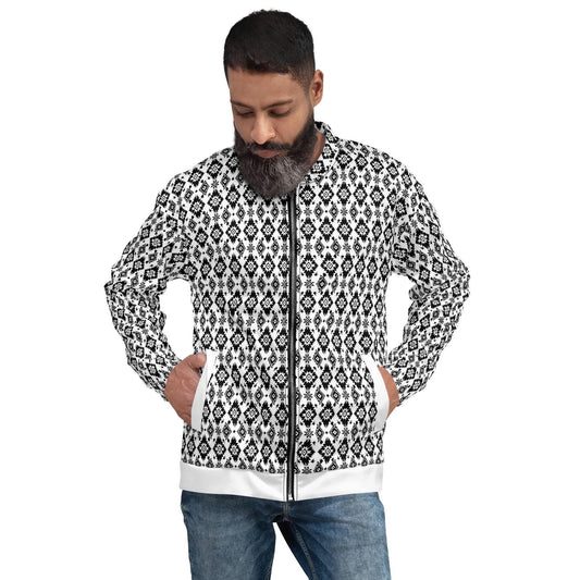 Men's Designer Bomber Jacket - Stylish and Customizable Design, Casual Streetwear, Unique Graphic Jacket for Men