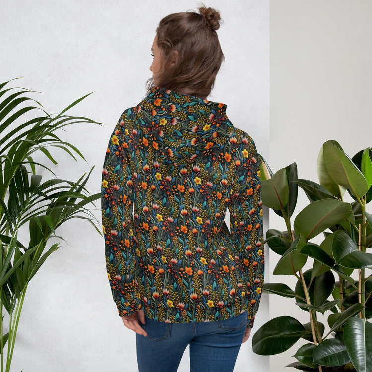 Ultra Comfy All Over Print Hoodie - Chic & Stylish Women&