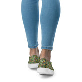 Stylish All Over Print Vibrant Women’s Slip-On Canvas Shoes - Unique Artistic Footwear for Every Occasion