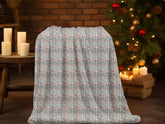Victorian Style 3D Velveteen Plush Blanket Throw - Soft Cozy Home Decor, Warm Winter Gift, Luxury Bedding, Elegant Couch Accent, Unique