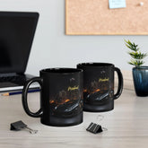 Black Mug, Personalized Sports Car Mug, Matte Lamborghini, Sassy Coffee Cup, Hot Beverage Cup, Gift Item The Aurora Touch