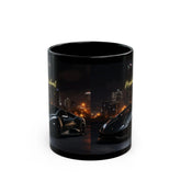 Black Mug, Personalized Sports Car Mug, Matte Lamborghini, Sassy Coffee Cup, Hot Beverage Cup, Gift Item The Aurora Touch