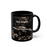 Mug, 11oz Sexy Black Maserati Mug - Personalized Coffee Mug for Boyfriend, Son Birthday Gift, Entrepreneur, Stock Broker - Black Mug Gift The Aurora Touch