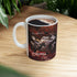 Ceramic Mug 11oz, Personalized Ducati motorcycle stylish BPA lead free coffee  tea beverage drinking ceramic cup for Bike lover and ryder. The Aurora Touch