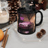 11oz Black Mug, Personalized Mug, Luxury mug, Pink Bentley, Portrait of a Bentley, Luxury pink car, gift for daughter, Gift for Wife The Aurora Touch