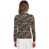 Youth Colorful Stylish Rash Guard - Vibrant Protection for Active Kids!"