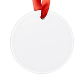 Personalized Acrylic Ornament with Candy Cane Car Design, Custom Holiday Lamborgini Decoration, Kids Gift, Christmas Keepsake, Home Decor The Aurora Touch