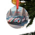 Personalized Acrylic Ornament with Candy Cane Car Design, Custom Holiday Lamborgini Decoration, Kids Gift, Christmas Keepsake, Home Decor The Aurora Touch