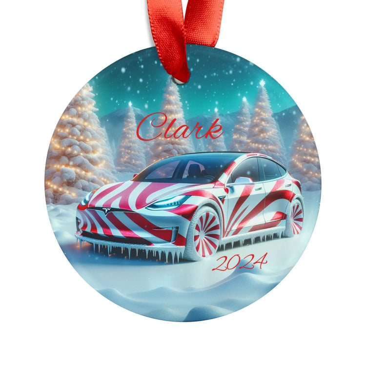 Personalized Acrylic  Ornament | Holiday Decor | Custom Car Ornament | Christmas Gift | Keepsake for Family & Friends | 2024 The Aurora Touch