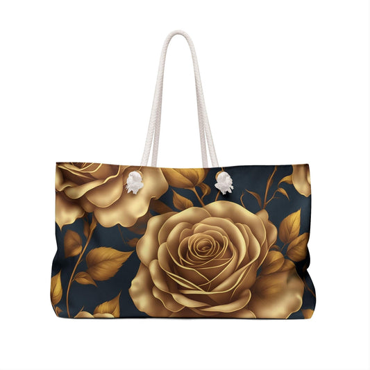 Elegant Floral Weekender Bag, Travel Tote for Women, Stylish Overnight Bag, Lightweight Beach Bag, Perfect Gift for Mother's Day, Weddings,