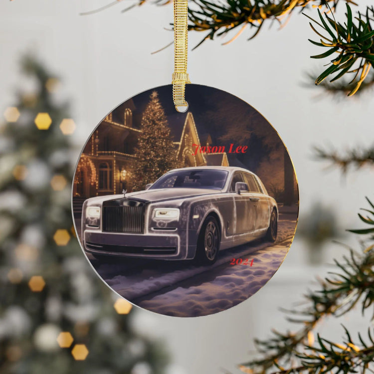 Personalized Acrylic Ornaments with Car Design, Custom Holiday Decorations, Unique Christmas Gifts, Car Lovers Keepsake, 2024 Holiday Decor The Aurora Touch