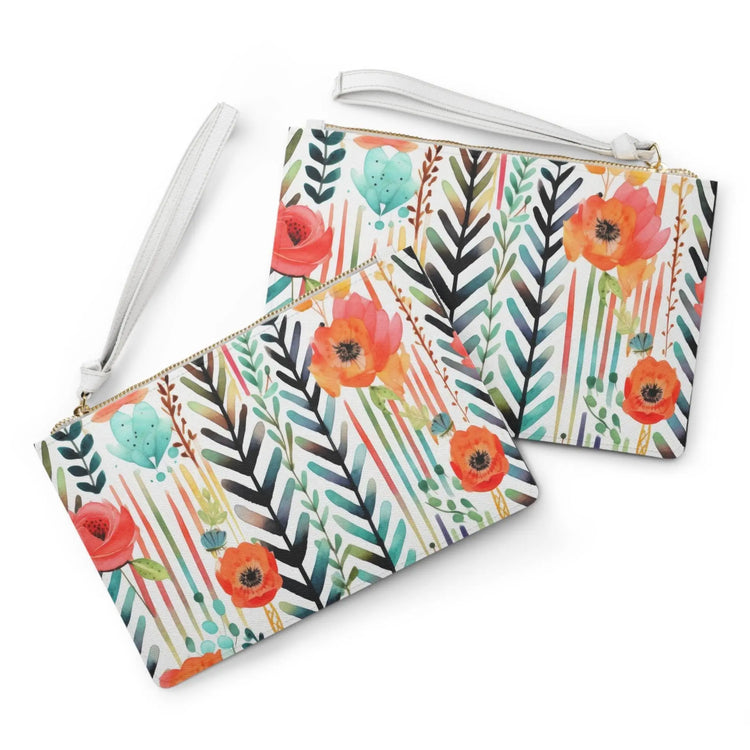 Floral Print Clutch Bag - Chic Handbag for Women, Perfect for Parties, Evenings Out, Gift for Her, Spring Accessories The Aurora Touch
