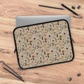 Floral Laptop Sleeve, Nature-Inspired Tech Case, Perfect Gift for Students, Eco-Friendly Accessory, Laptop Bag for Travel, Mother&