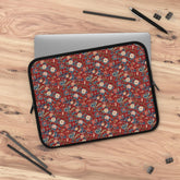 Bohemian Floral Laptop Sleeve, Chinioise Stylish Tech Organizer, Gift for Students, Work & Travel Accessory, Computer Case The Aurora Touch