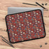 Bohemian Floral Laptop Sleeve, Chinioise Stylish Tech Organizer, Gift for Students, Work & Travel Accessory, Computer Case The Aurora Touch