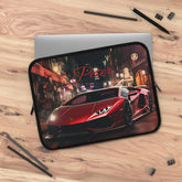Sports Car Laptop Sleeve - Personalized Tech Case, Gift for Car Lovers, Custom Laptop Bag, Unique Present for Him, Red Lamborghini Design The Aurora Touch
