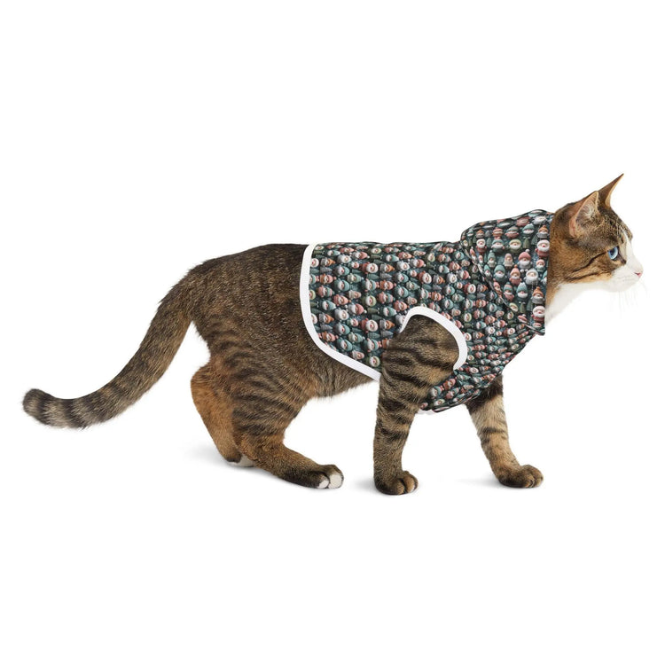 Xmas Pet Hoodie, Cozy Dog Sweater, Unique Cat Clothes, Cute Pet Apparel, Holiday Gift for Animal Lovers The Aurora Touch