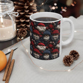 Whimsical Santa Ceramic Mug - Perfect Gift for Christmas, Holiday Enjoyment, Festive Decor, Cozy Mornings, Seasonal Cheer The Aurora Touch