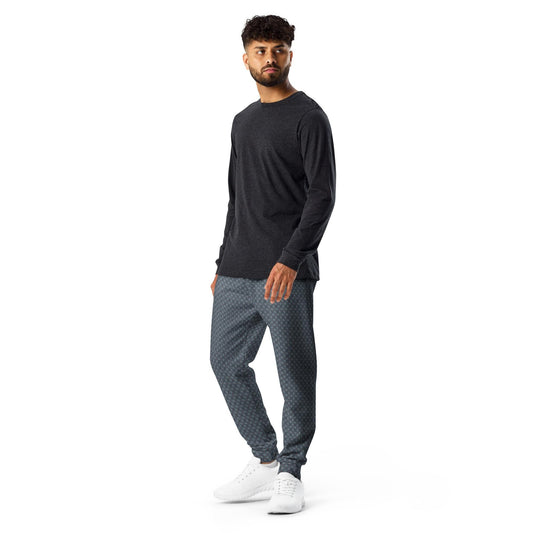 Geometric All Over Pattern Men&#39;s Joggers - Trendy, Comfortable, Stylish Athletic Wear - Modern Design Jogging Pants - Urban Fashion For Him