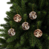 Elegant Decorative Ceramic Ornaments with Ethereal Design, Perfect for Holiday Decor, Gift Giving, Home Accent, Unique Keepsake The Aurora Touch