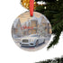 Personalized Acrylic Ornament with Car and Winter Wonderland Scene, Holiday Decor, Christmas Gift, Customized Keepsake, White Bentley The Aurora Touch