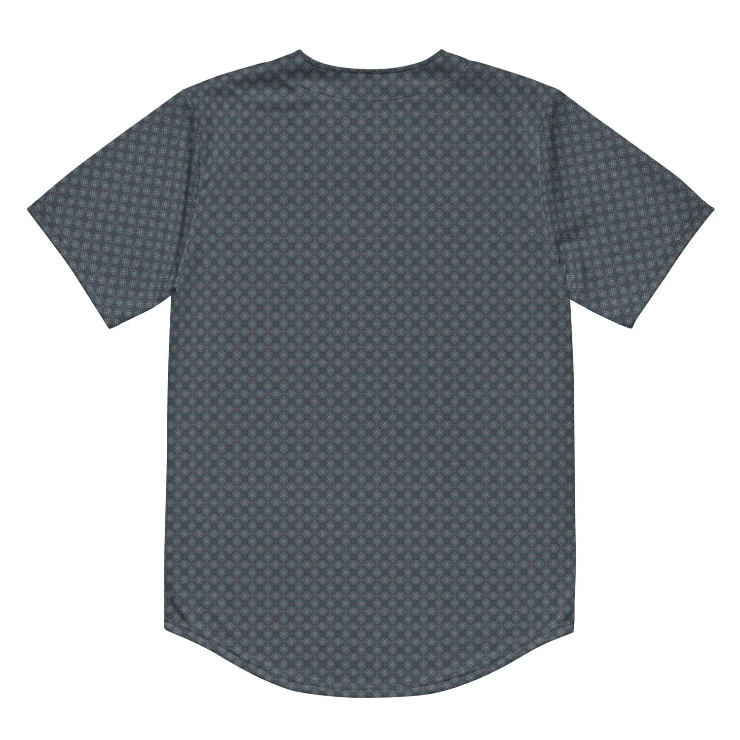 Men’s Geometrical Recycled Baseball Jersey – Eco-Friendly Athletic Wear with Relaxing Casual Stylish Design