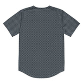 Men’s Geometrical Recycled Baseball Jersey – Eco-Friendly Athletic Wear with Relaxing Casual Stylish Design
