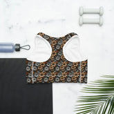 Floral All-Over Print Stylish Sports Bra – Comfortable & Trendy Activewear for Every Workout