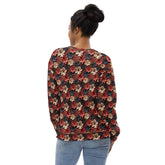 Bright Floral All-Over Pattern Sweatshirt for Women – Vibrant & Cozy Floral Sweatshirt for Every Season The Aurora Touch