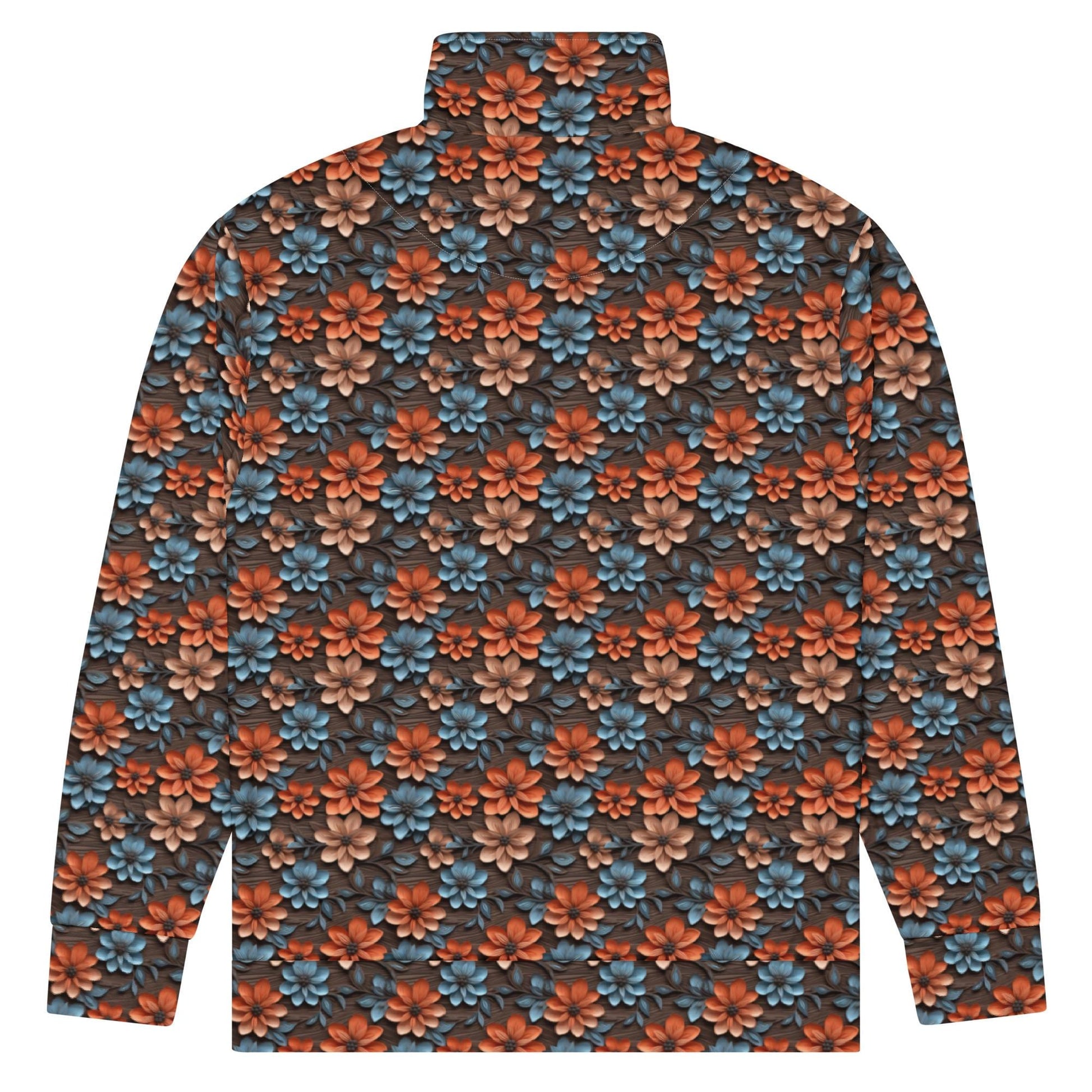 Beautiful Floral Pattern Female Unisex Track Jacket – Stylish & Comfortable Sportswear for Every Season