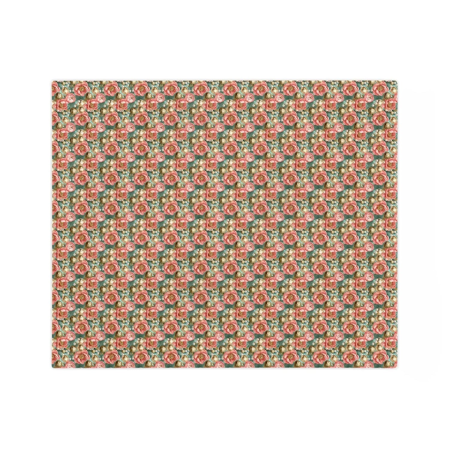 Cozy Floral Velveteen Microfiber Blanket, Soft Throw for Home Decor, Perfect Gift for Birthdays, Weddings, and Holidays, Bedspread, Picnic