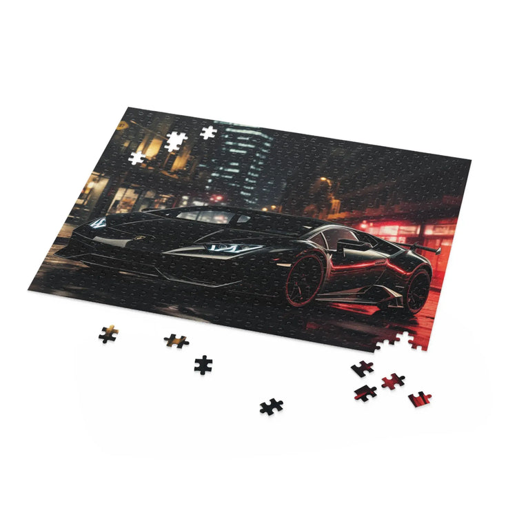 Luxury Sports Car Puzzle, Ideal Gift for Enthusiasts, 120-500 Piece Options, Perfect for Game Night, Auto Lovers, Home Decor, Lamborghini The Aurora Touch