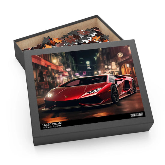 Lamborghini Puzzle (120, 252, 500-Piece) - Car Lover Gift, Automotive Decor, Family Game Night, Unique Wall Art, Birthday Present The Aurora Touch