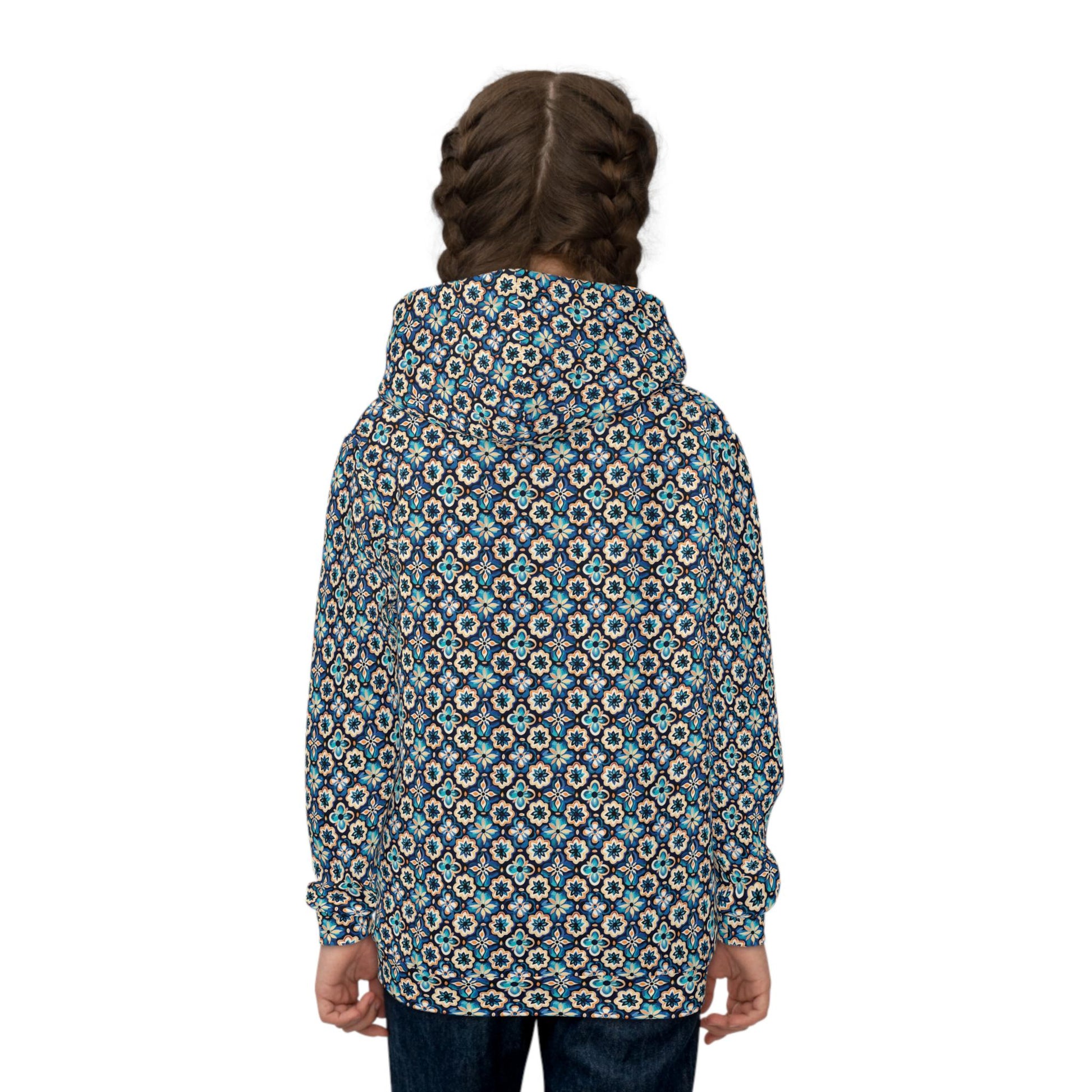 Cute Floral Children's Hoodie, Cozy Sweatshirt for Kids, Spring Gift, Birthday Present, Everyday Wear, Unique Hoodie Design