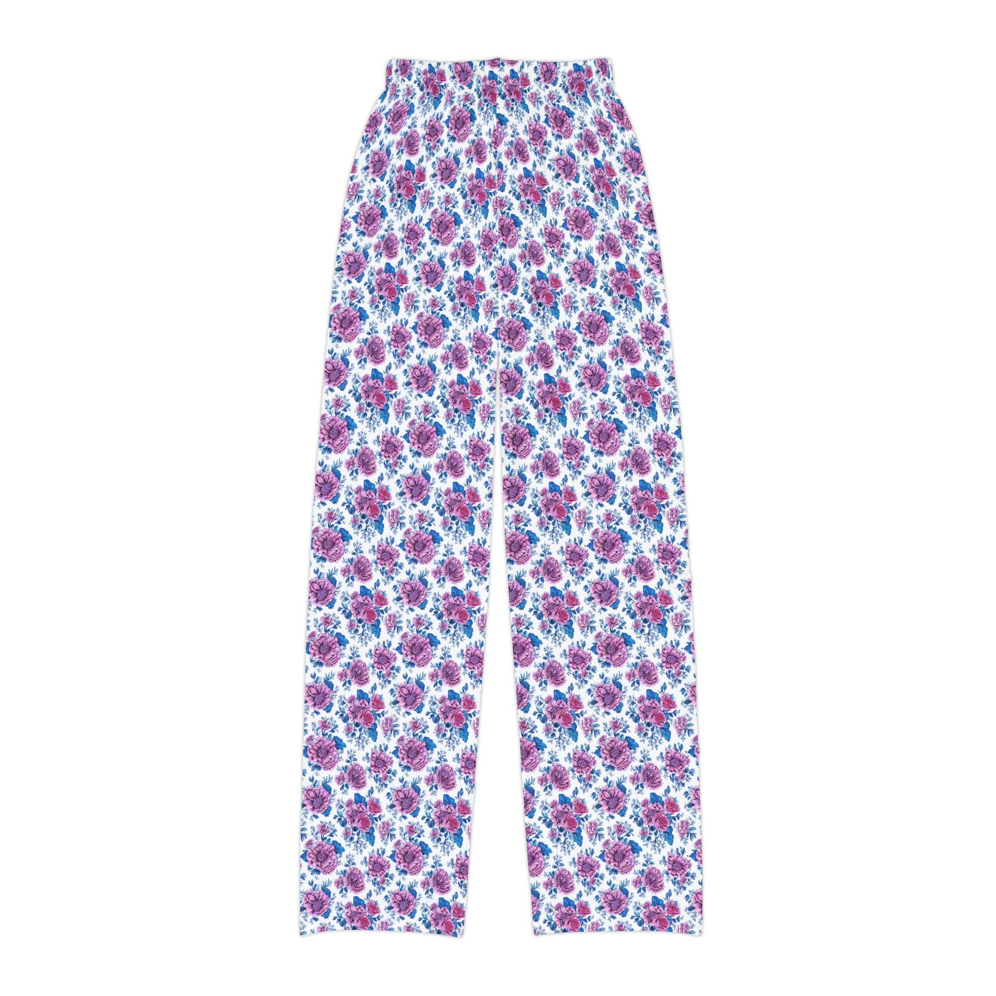Floral Kids Lounge Pants - Cozy Sleepwear, Play Pants, Gifts for Birthdays, Summer Vibes, Relaxing Days, Holiday Pajama Pants, girl