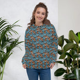 Warm Vibrant 3D Floral All Over Print Hoodie for Women - Stylish Cozy, Perfect for Fall & Winter The Aurora Touch