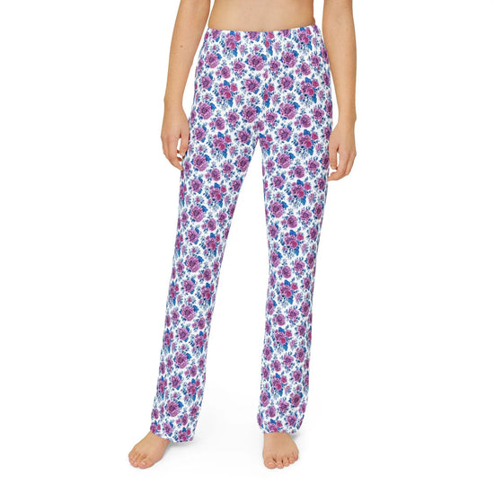 Floral Kids Lounge Pants - Cozy Sleepwear, Play Pants, Gifts for Birthdays, Summer Vibes, Relaxing Days, Holiday Pajama Pants, girl