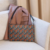 Warm Flowers All-Over Print Stylish Crossbody Bag - Unique Floral Print, Trendy and Functional Bag, Perfect for Daily Use, Gift for Her The Aurora Touch