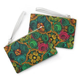 Colorful Boho Clutch Bag for Festivals, Date Night, Stylish Accessory, Gifts for Her, Summer Outings, Handmade Pouch The Aurora Touch