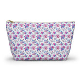 Floral Accessory Pouch, Makeup Bag, Cosmetic Bag, Travel Organizer, Gift for Her, Flower Print Pouch