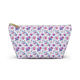 Floral Accessory Pouch, Makeup Bag, Cosmetic Bag, Travel Organizer, Gift for Her, Flower Print Pouch The Aurora Touch