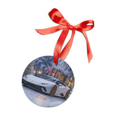 Personalized Car Lover Acrylic Ornament with Ribbon, Holiday Decor, Custom Name Gift, Unique Car Decoration, Christmas Keepsake, 2024 Decor The Aurora Touch