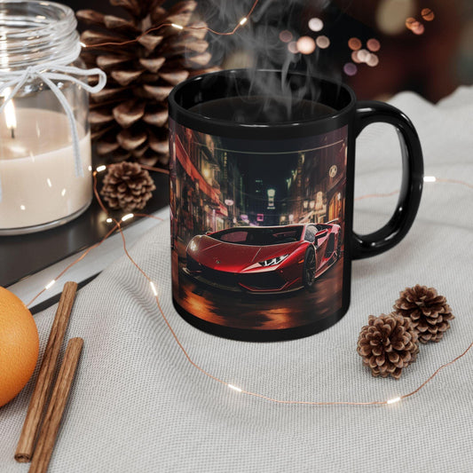 Black Mug, Red Lamborghini, Sexy Mug, Gift for Dad, Gift for Son, Hot Coffee Mug, Hot Tea Mug, Office Boss Gift, Holiday Sale, Father's Day