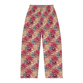 Bohemian Floral Pajama Pants, Cozy Lounge Pants, Indoor Wear, Flower Print Sleepwear, Gift for Her, Relaxation Outfit
