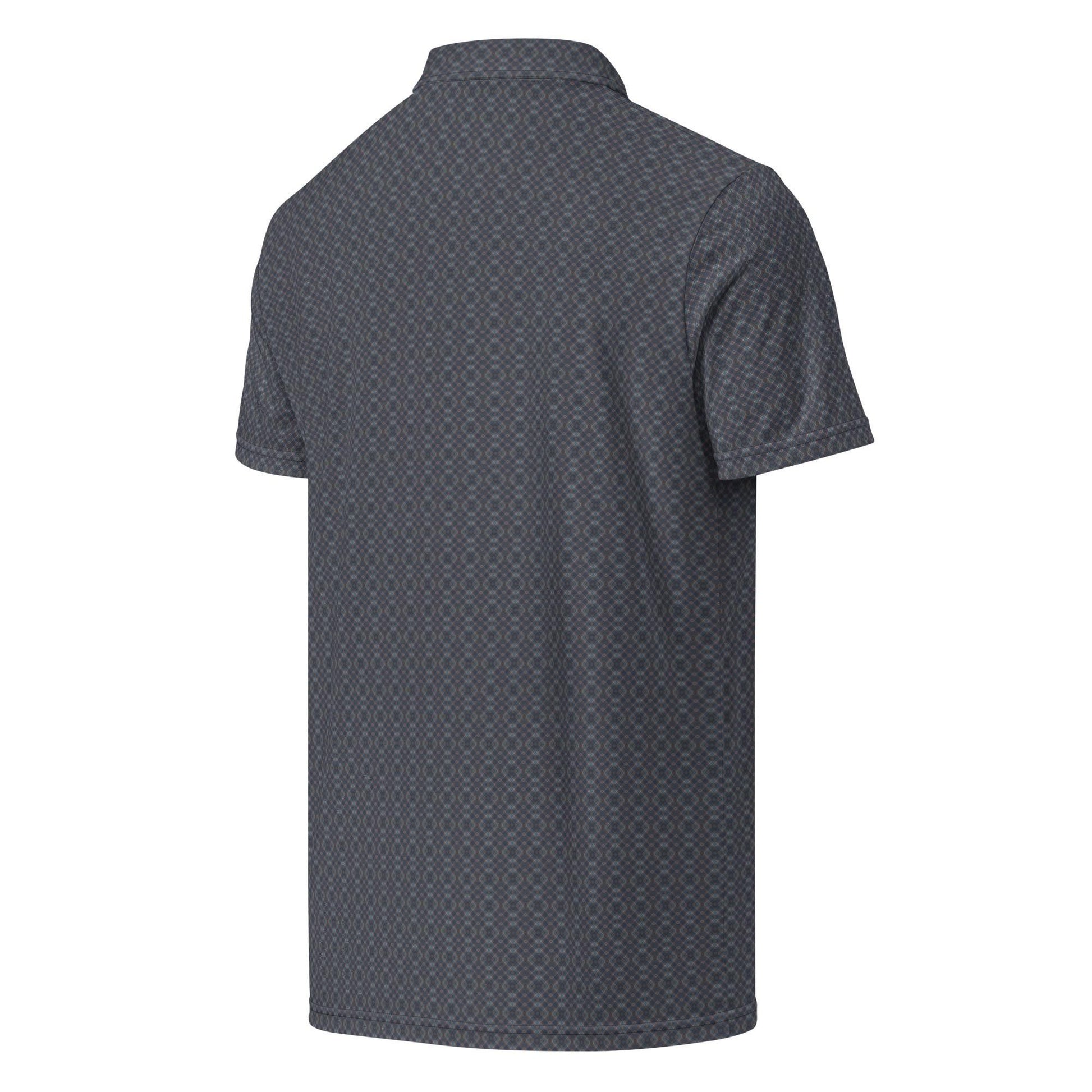Men&#39;s Geometric Pattern Slim Fit Polo - Stylish, Modern & Comfortable Casual Shirt, Great Gift For Him