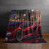 Luxury Sports Car Velveteen Plush Blanket, Cozy Throw for Car Lovers, Great Gift for Birthdays, Home Décor, Movie Nights The Aurora Touch