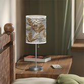 Botanical Pattern Table Lamp, Home Decor, Cozy Atmosphere, Floral Design, Bedroom Lighting, Housewarming Gift, Elegant Table Lamp