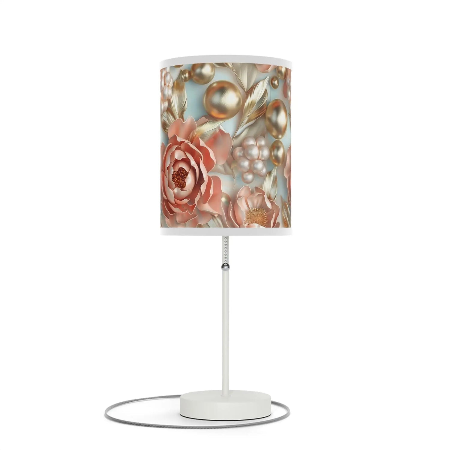 Floral Table Lamp, Elegant Decor, Bedside Lighting, Home Gift, Bedroom Decoration, Modern Lighting Fixture, Flower Design The Aurora Touch