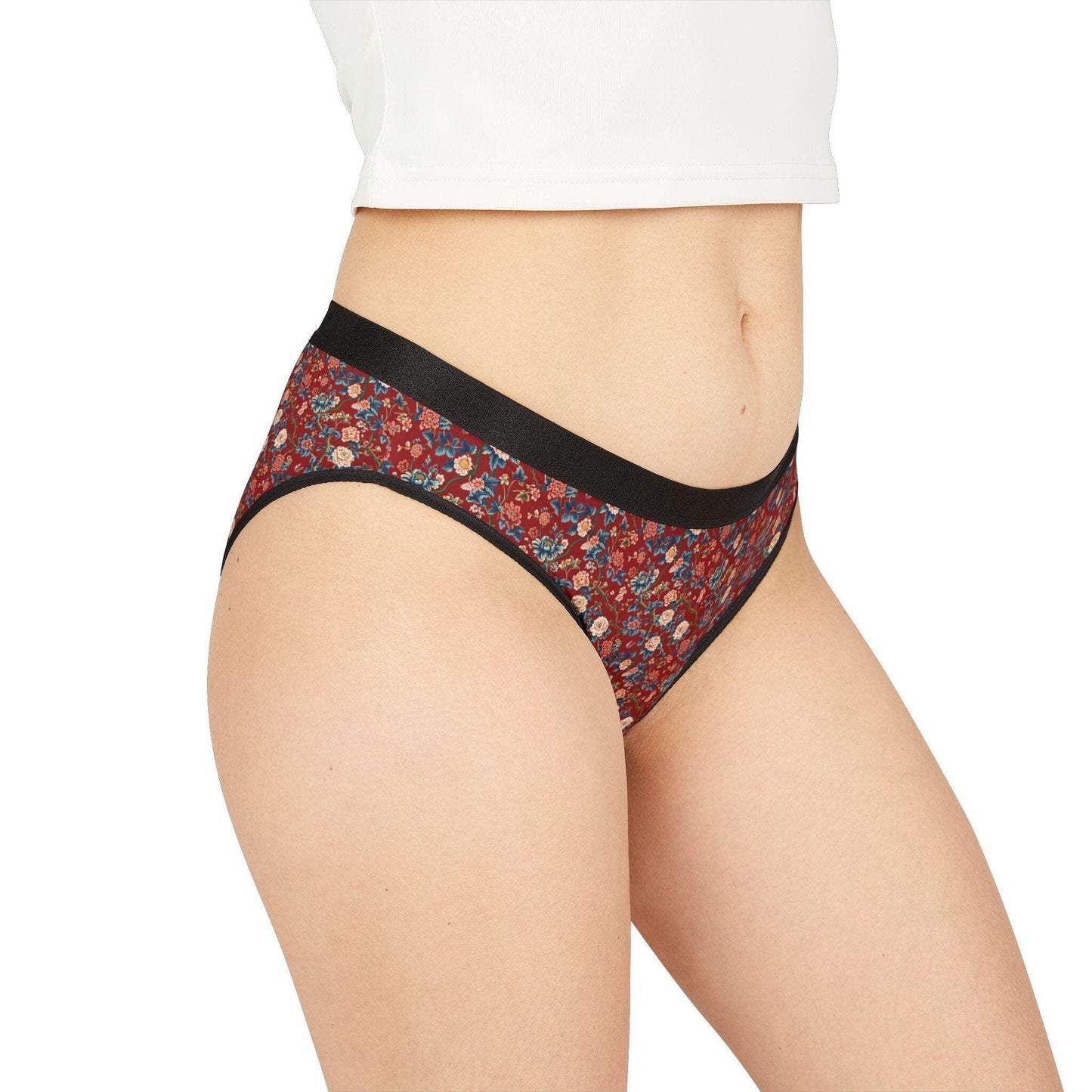 Floral Women's Underwear Set, Comfortable Sleepwear, Cute Lingerie, Everyday Essentials, Gift for Her